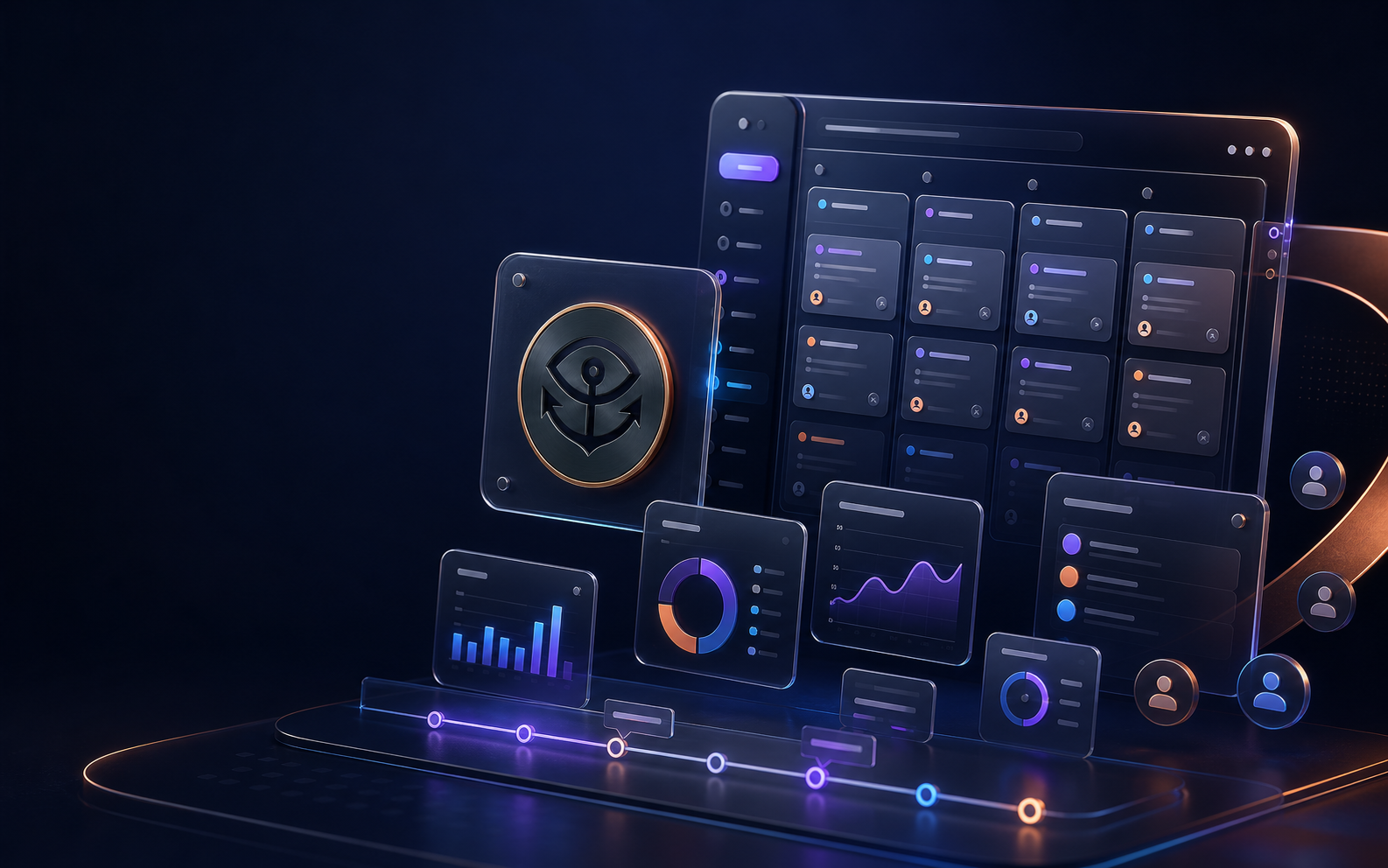 Teslian Workspace project management dashboard visualization
